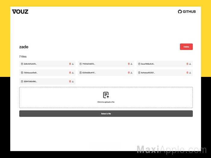 VOUZ Tech WebApp App Cloud Partage Fichiers Open Source Gratuit Mac PC