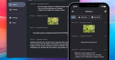 Clipboard Remote macOS Mac Windows iPhone iPad Android Smartphone Gratuit App Partage Presse-Papiers Gratuit