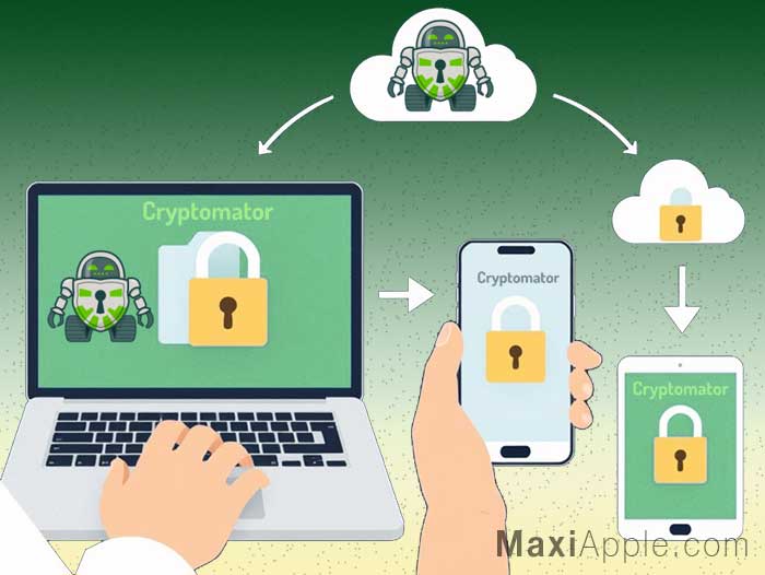 Cryptomator macOS Mac iPhone iPad PC Windows Linux Android Gratuit
