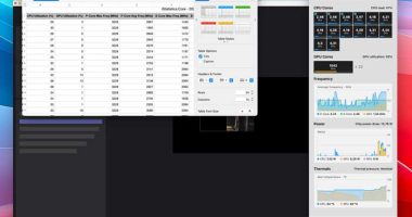 iStatistica Core macOS Mac Utilitaire Apple Silicon Statistiques Gratuit Logiciel