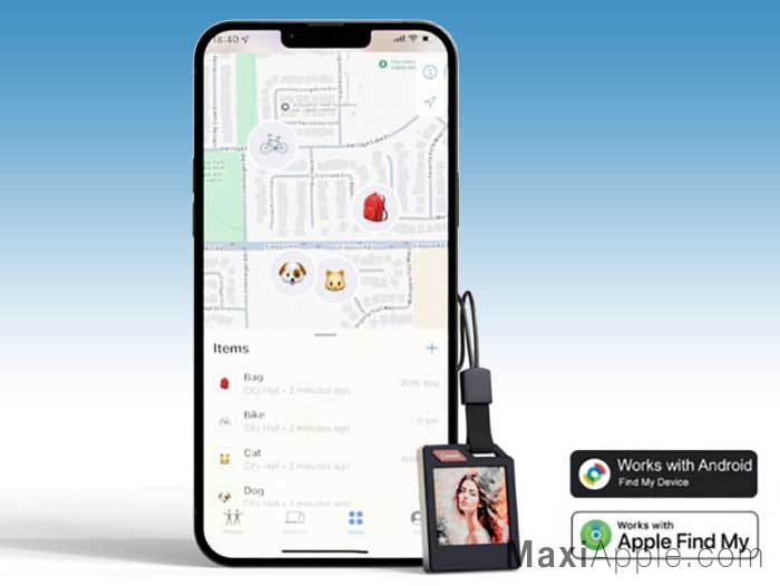 PhotoTag Smart Tracker Bluetooth iPhone iOS smartphone Android Kickstarter Ecran Couleur E-Ink Prix