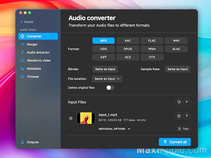 Pimosa macOS Mac PC Windows Promo App Edition Conversion Audio Video Photo