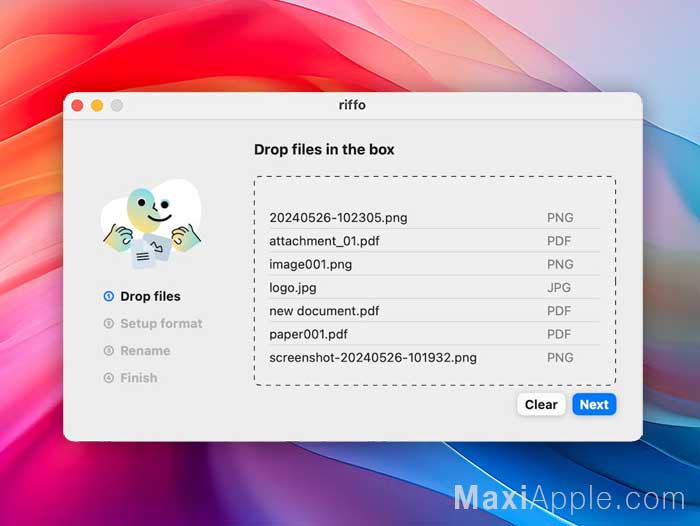 Riffo AI macOS Renommer Fichier Dossier par Lot IA intelligence Artificielle logiciel utilitaire outil
