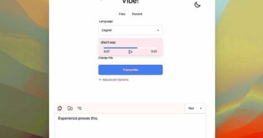 Vibe App macOS Mac PC Windows application logiciel Transcription Audio Video Gratuit Open Source
