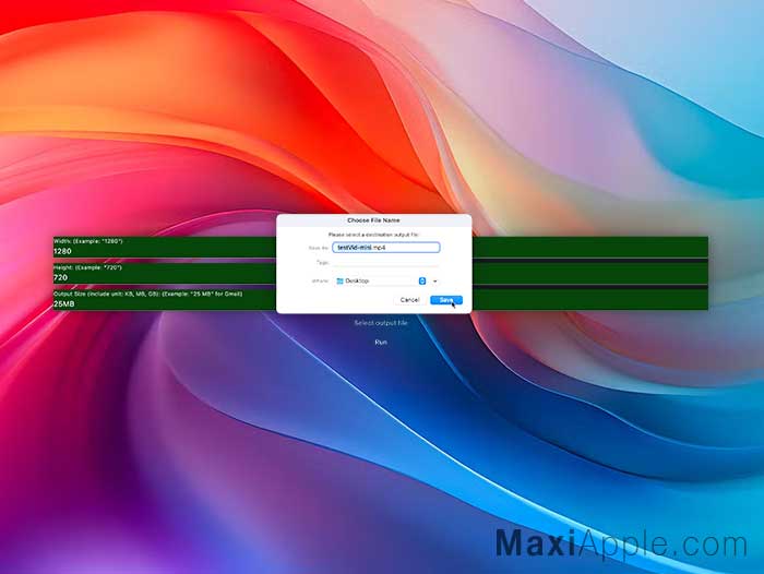 Email Video App macOS Mac Utilitaire de Compression Video Envoi par Mails Gratuit