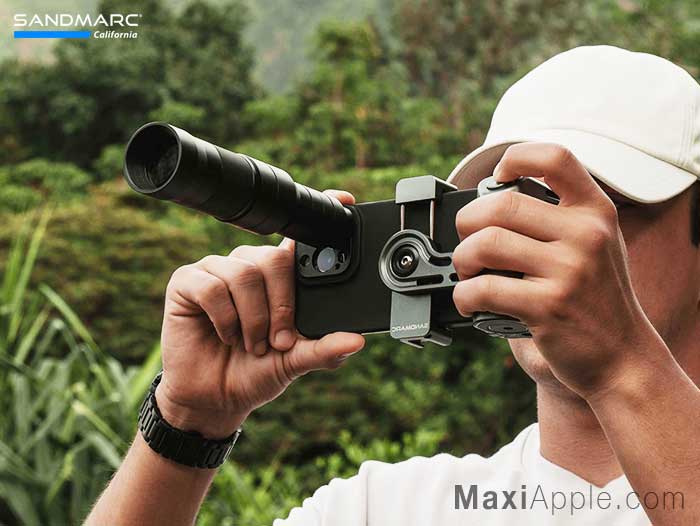 Téléobjectif Sandmarc Telephoto, Zoom Optique iPhone 16 Pro Max 15 accessoire filtre objectif prix