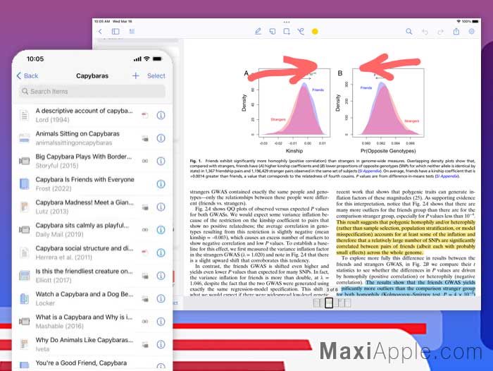 Zotero Logiciel Application macOS Mac PC Windows iPhone iPad iOS Gestion Gestionnaire Ressources Documentaires References bibliographiques Gratuit