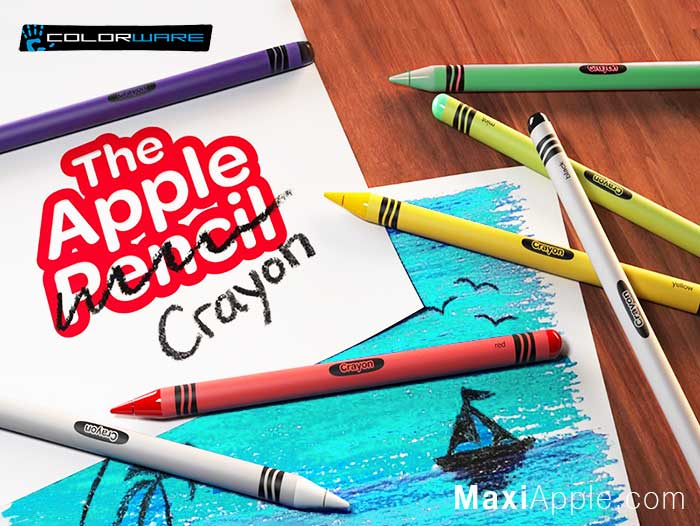 colorware apple pencil pro stylet crayon crayola personnalisation couleur prix