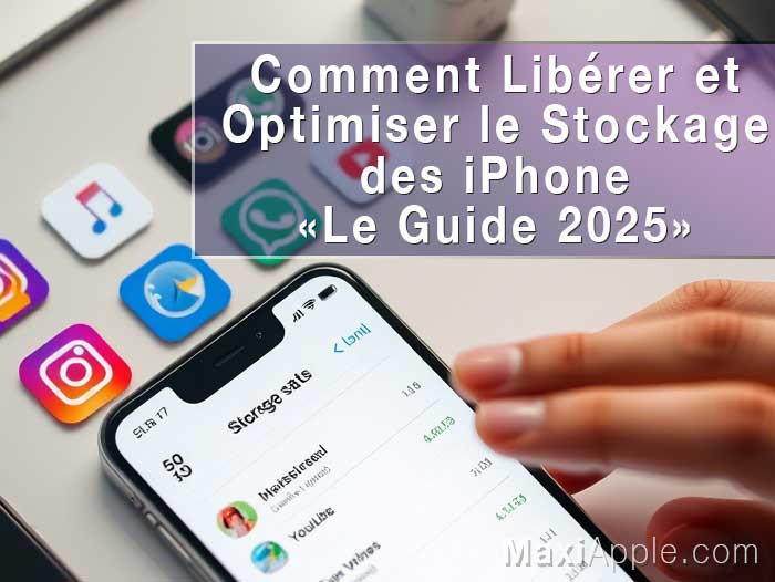 comment liberer optimiser espace stockage tutoriel iphone guide 2025