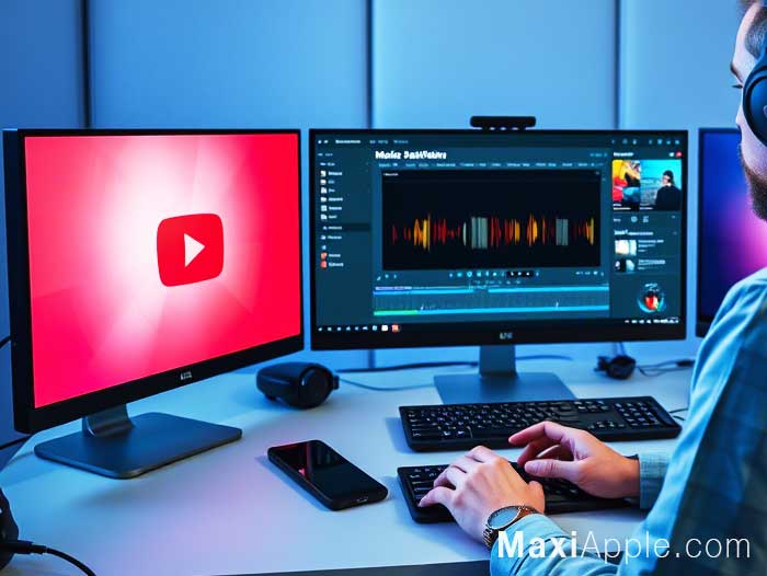 google youtube creator studio music assistant-ai generateur musique-ia gratuit mac pc