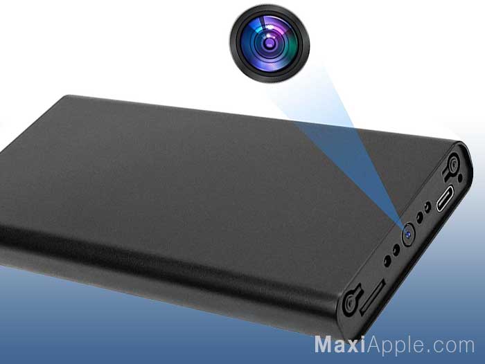 batterie externe 10000 mah iphone smartphone mini camera hd surveillance