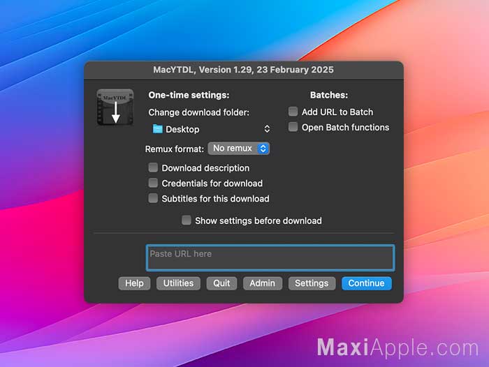 macytdl app macos mac telecharger video audio streaming gratuit