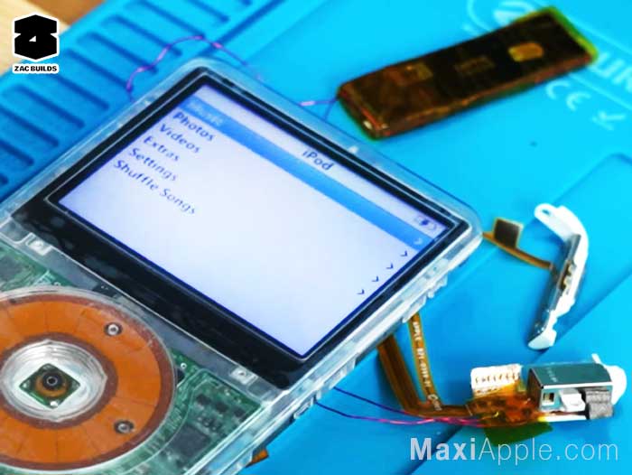 restauration ipod 5 bluetooth usb c sd 256 go 2025 zac builds modding video
