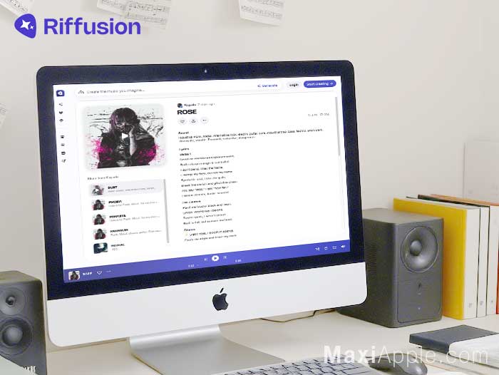 riffusion ai generateur musiques chansons ia mac pc ios android iphone ipad gratuit illimite
