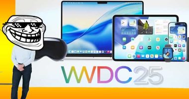 annonces apple wwdc 2025 liquid glass solarium reactions troll critiques macos 26 ios