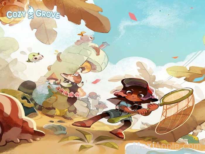 cozy-grove-campsprit-jeu-netflix-simulation-vie-rpg-ios-iphone-ipad-android-gratuit