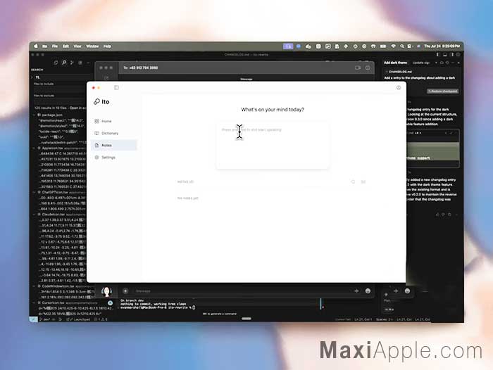 ito-ai-assistant-vocal-ia-dictee-application-logiciel-macos-mac-gratuit