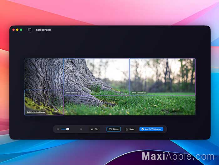 spreadpaper-app-logiciel-ajuster-fonds-ecran-multi-moniteur-macos-mac-gratuit