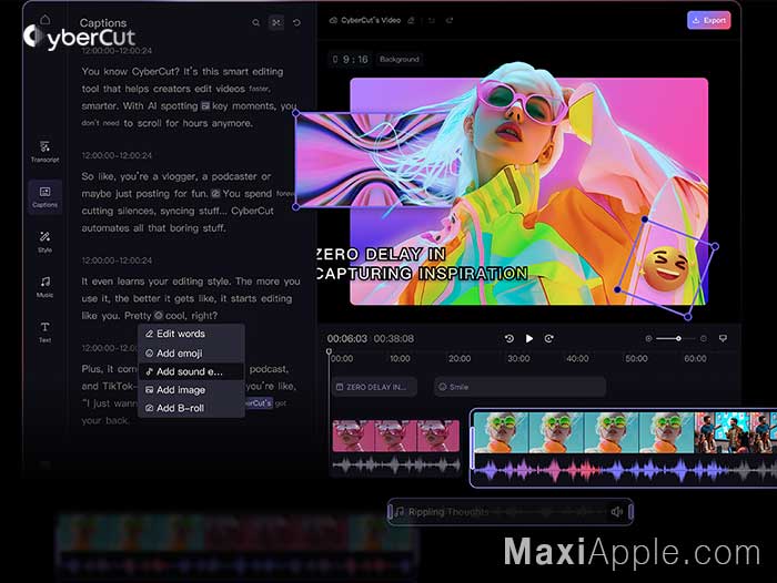 cybercut-ai-app-outil-ia-montage-video-automatique-en-ligne-macos-mac-pc-avis-gratuit