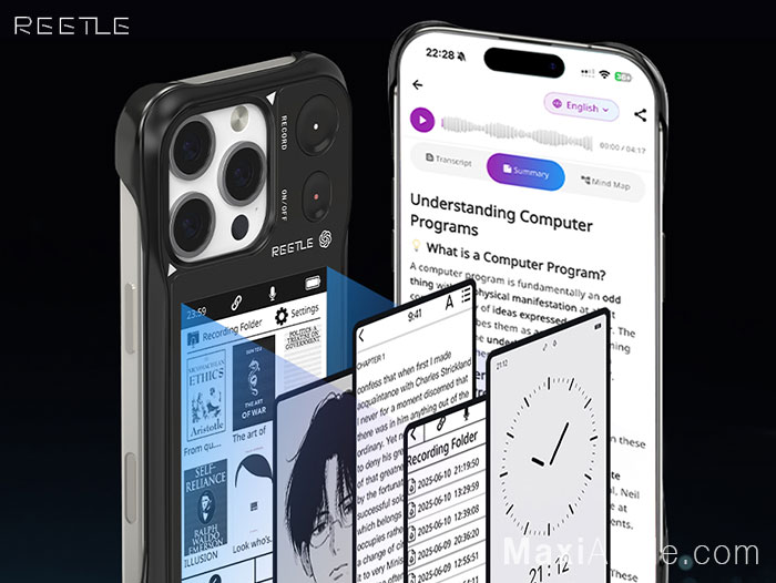 reetle-smartink-i-coque-protection-ia-ai-ecran-e-ink-iphone-17-pro-max-prix-avis