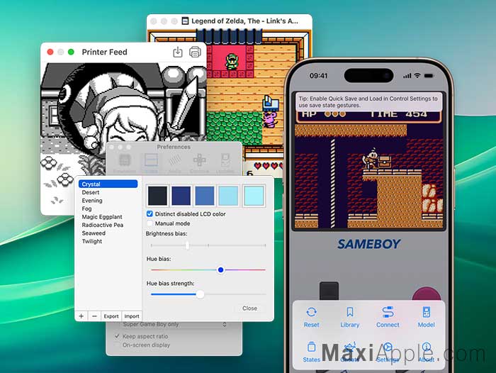 sameboy-app-emulateur-jeux-game-boy-ios-iphone-ipad-mac-macos-windows-gratuit