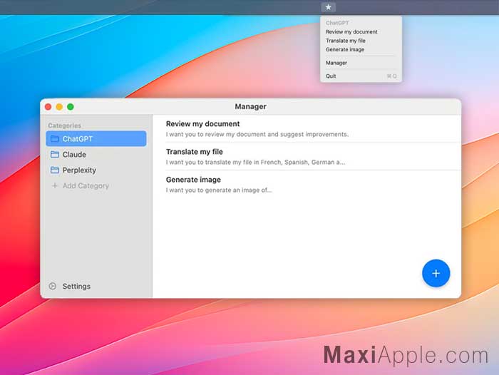 ai-auto-prompts-app-gestion-creation-generer-invite-ia-macos-mac-gratuit