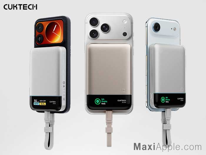 cuktech-10-air-batterie-magsafe-externe-usb-c-3-ports-magnetique-design-iphone-17-3g-prix
