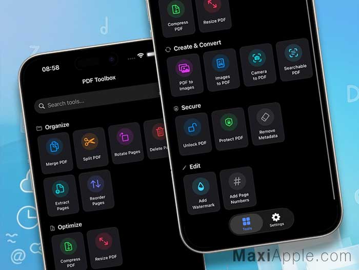 pdf-toolbox-app-editer-compresser-fusionner-deverouiller-ocr-ios-iphone-ipad-mac-macos-gratuit-