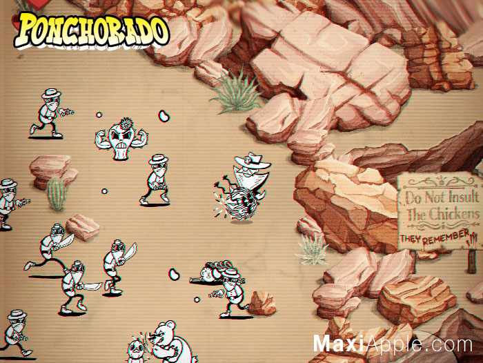 ponchorado-jeu-roguelite-action-survie-iphone-ipad-ios-android-gratuit