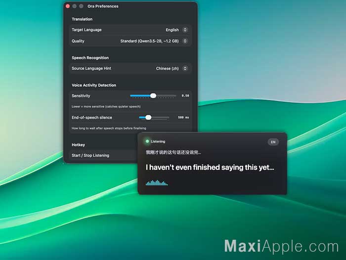 ora-app-traducteur-interprete-langues-ia-ai-local-open-source-macos-mac-gratuit
