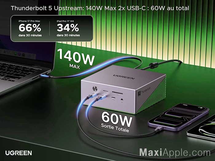 ugreen-revodok-maxidok-thunderbolt-5-17-ports-dock-station-accueil-avis-prix