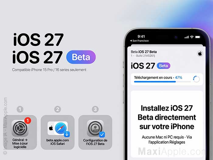 comment-installer-version-beta-iOS-27-sans-fil-ordinateur-mac-pc-guide-tutoriel