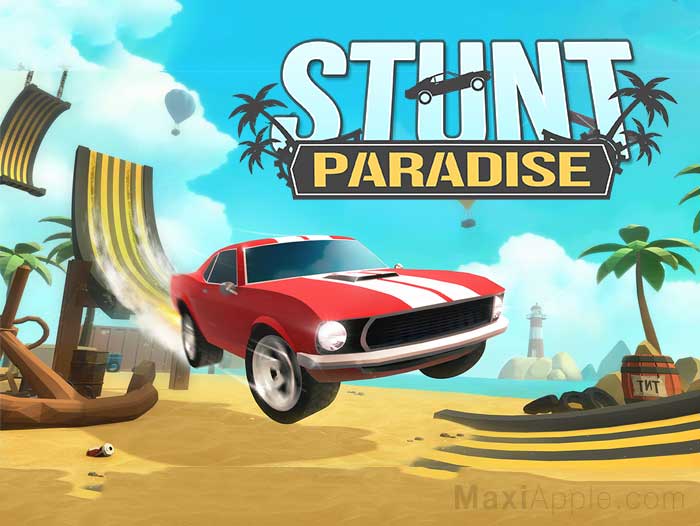 stunt-paradise-jeu-course-automobile-cascades-ios-iphone-ipad-android-gratuit