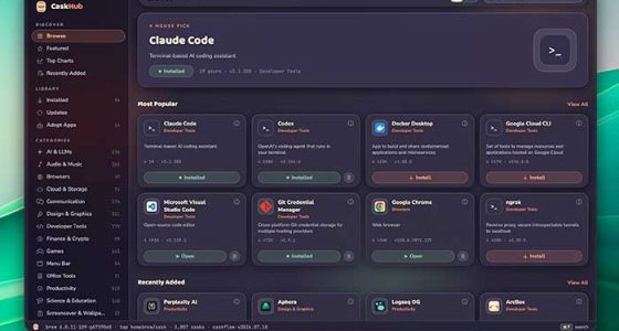 caskhub-app-mac-macos-iu-paquets-homebrew-appstore-interface-gratuit