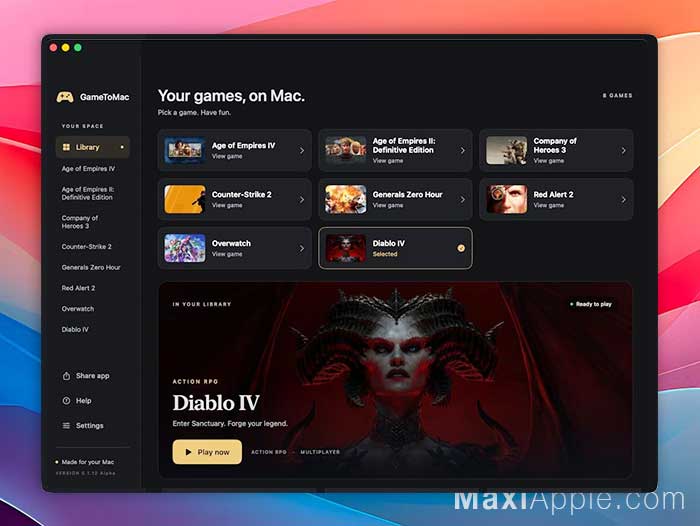 gametomac-logiciel-app-macos-mac-emulateur-steam-jeux-video-windows-gratuit