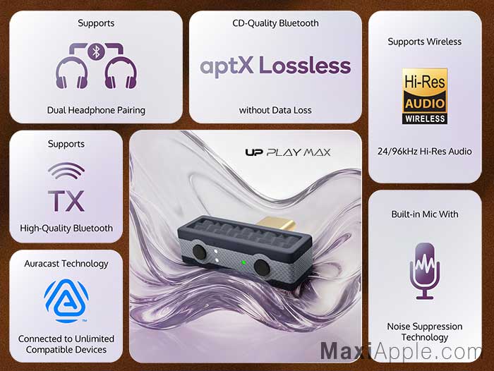 ifi-audio-up-play-max-dongle-ldac-aptx-lossless-auracast-iphone-android-macbook-prix