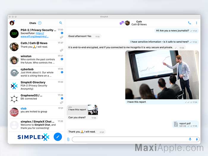 simplex-chat-messagerie-securise-audio-video-sans-id-macos-mac-ios-android-pc-windows-gratuit