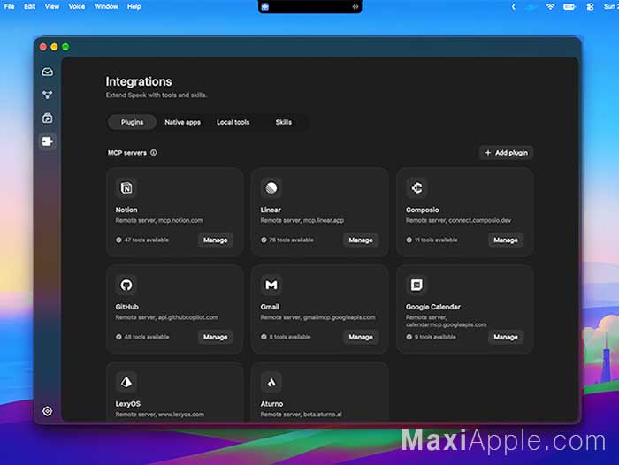 speek-app-logiciel-assistant-vocal-ia-ai-dicte-mac-macos-gratuit