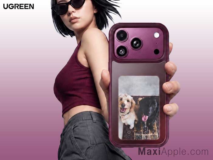 ugreens-magic-e-ink-screen-case-iphone-18-pro-deuxieme-ecran-magsafe-prix