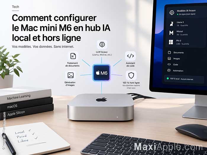 guide-configuration-mac-mini-m6-ia-hors-ligne-hub-ai-local-macos-logiciels-llm-gratuit